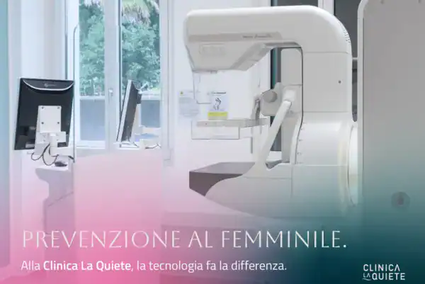 Mammografo digitale avanzato con IA per la prevenzione del tumore al seno presso la Clinica La Quiete di Varese